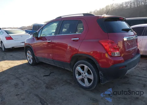 2015 Chevrolet Trax Ltz z USA, uszkodzony, nr VIN KL7CJTSB6FB200322
